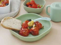 Assiette Silicone Ventouse Sage Green