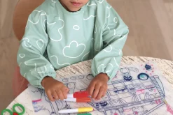 Bavoir A Manches Evolutif 2 En 1 Sage Green