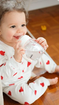 Biberon D'Apprentissage 2 En 1 210 Ml Old Pink