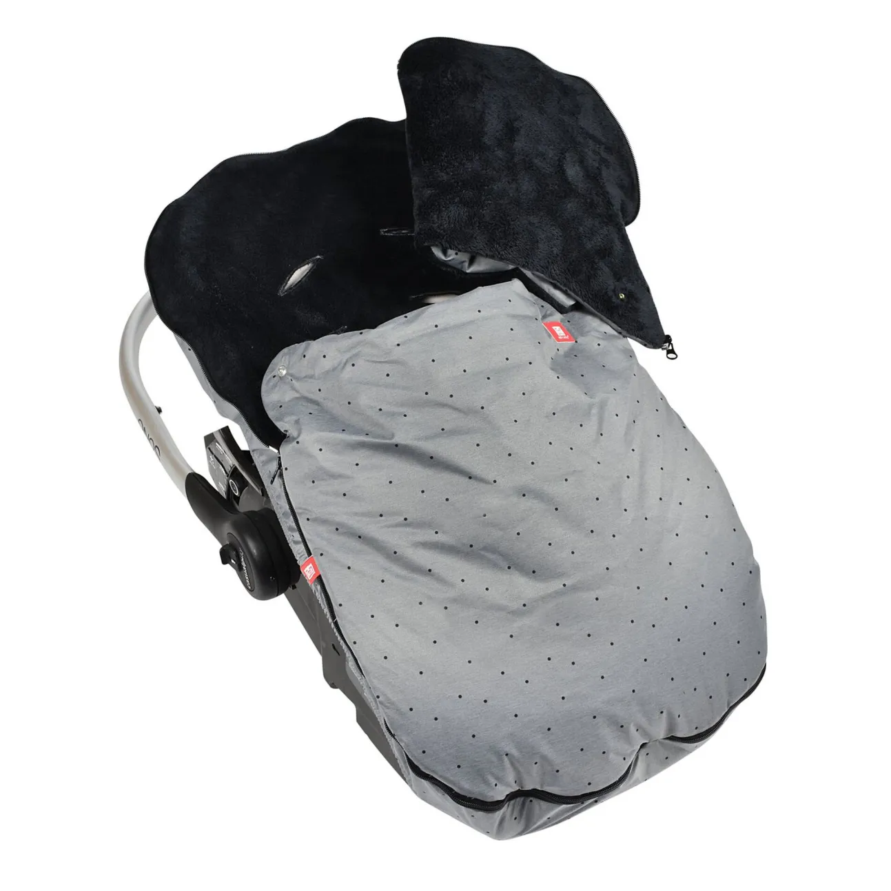 Chanceliere Siege Auto Heather Grey Dots