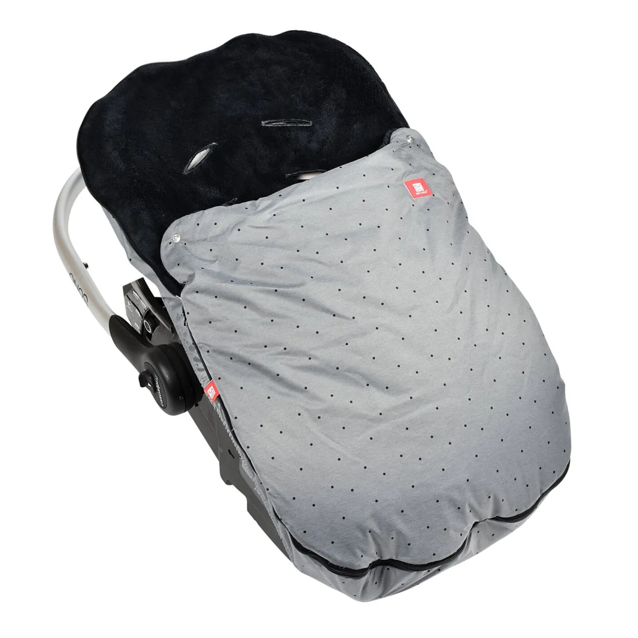 Chanceliere Siege Auto Heather Grey Dots