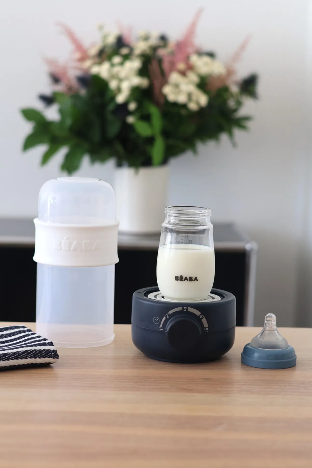 Chauffe Biberon Babymilk Second Night-Blue