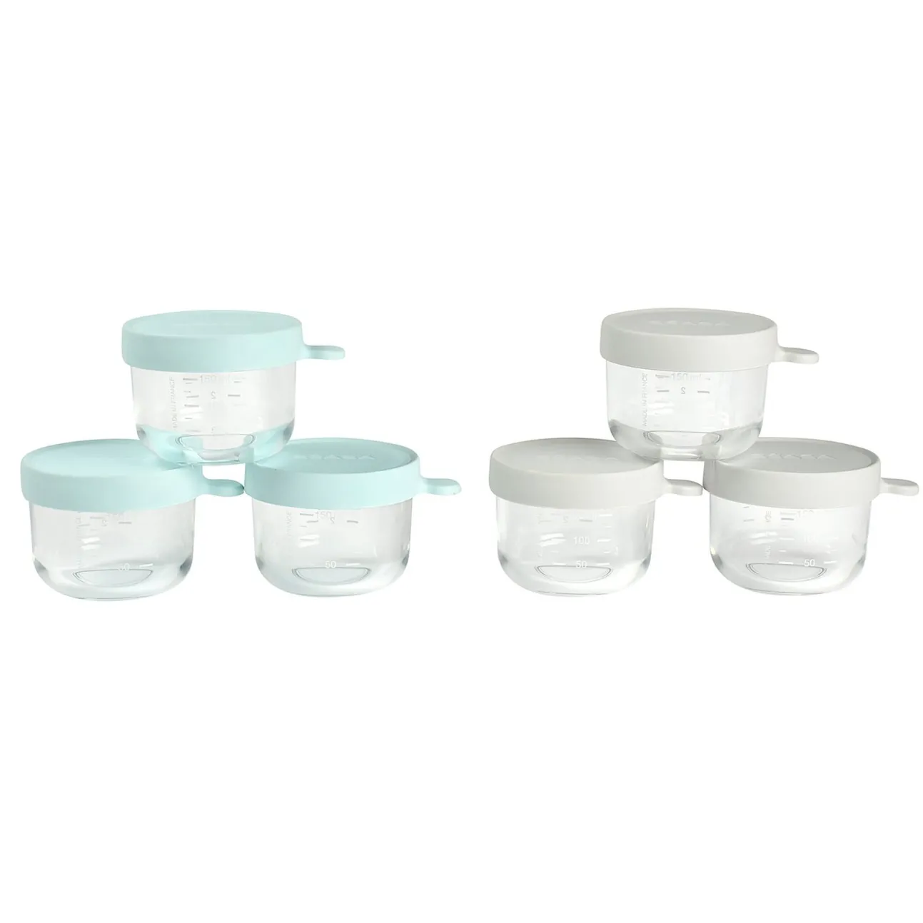 Coffret 6 Portions Verre 150 Ml Grey/Blue