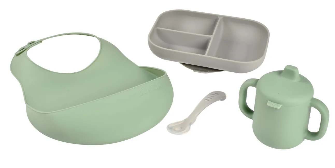 Coffret Repas Les Essentiels Grey / Sage Green
