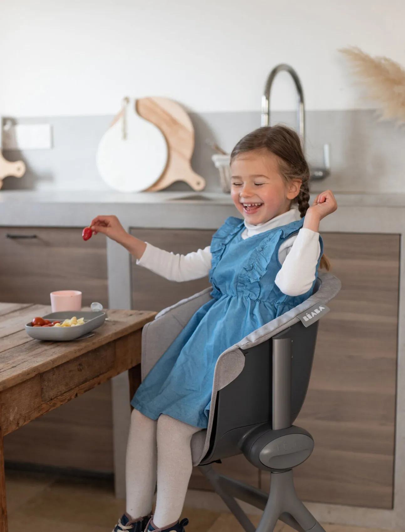 Coussin D'Assise Junior Pour Chaise Haute Up&Down Grey