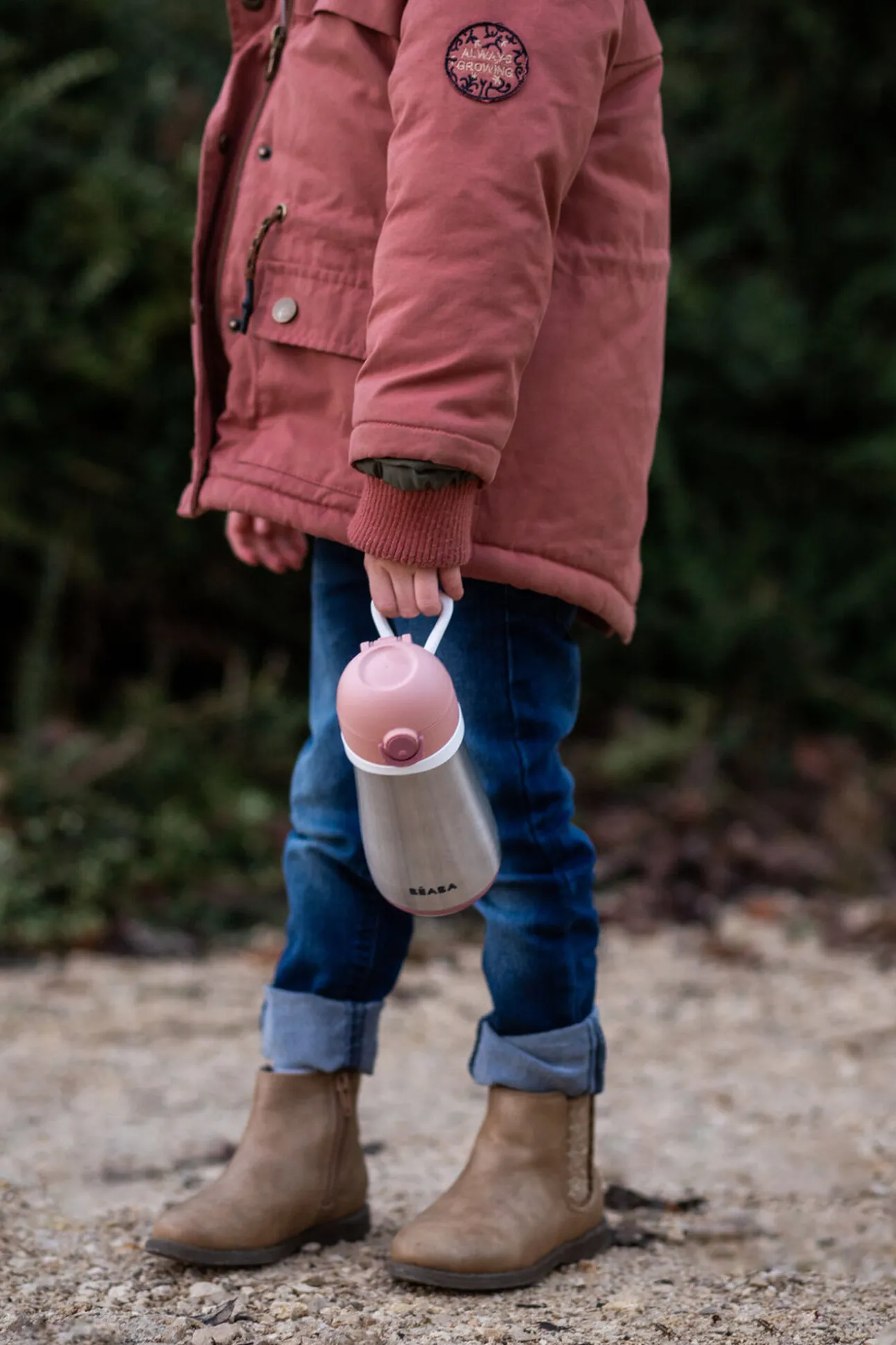 Gourde Inox 350 Ml Old Pink