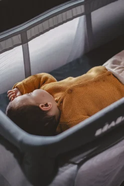 Lit Parapluie 3 En 1 Eazy Sleep Mineral Grey