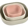 Lot De 3 Bols Silicone Gigogne Velvet Grey