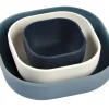 Lot De 3 Bols Silicone Gigogne Night Blue