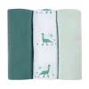 Lot De 3 Langes En Coton Jurassic