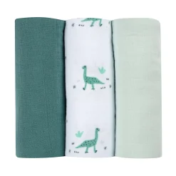 Lot De 3 Langes En Coton Jurassic