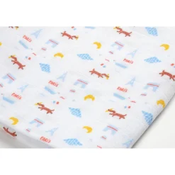 Lot De 3 Langes En Coton Paris