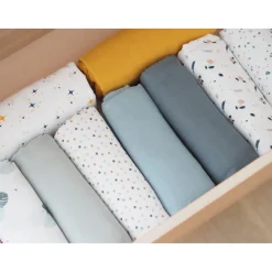 Lot De 2 Langes Xxl En Coton Mirage Grey/Jungle