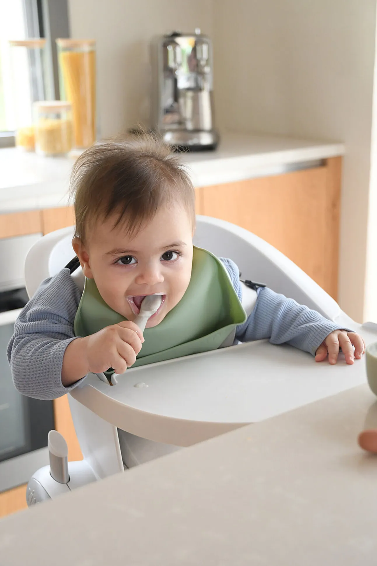 Lot De 2 Pre-Cuillere Silicone Terracotta / Velvet Grey