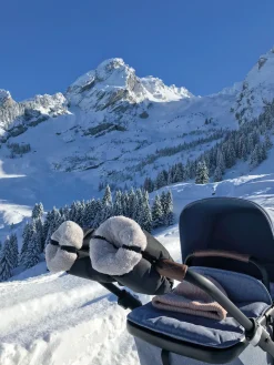 Moufles Poussette Black