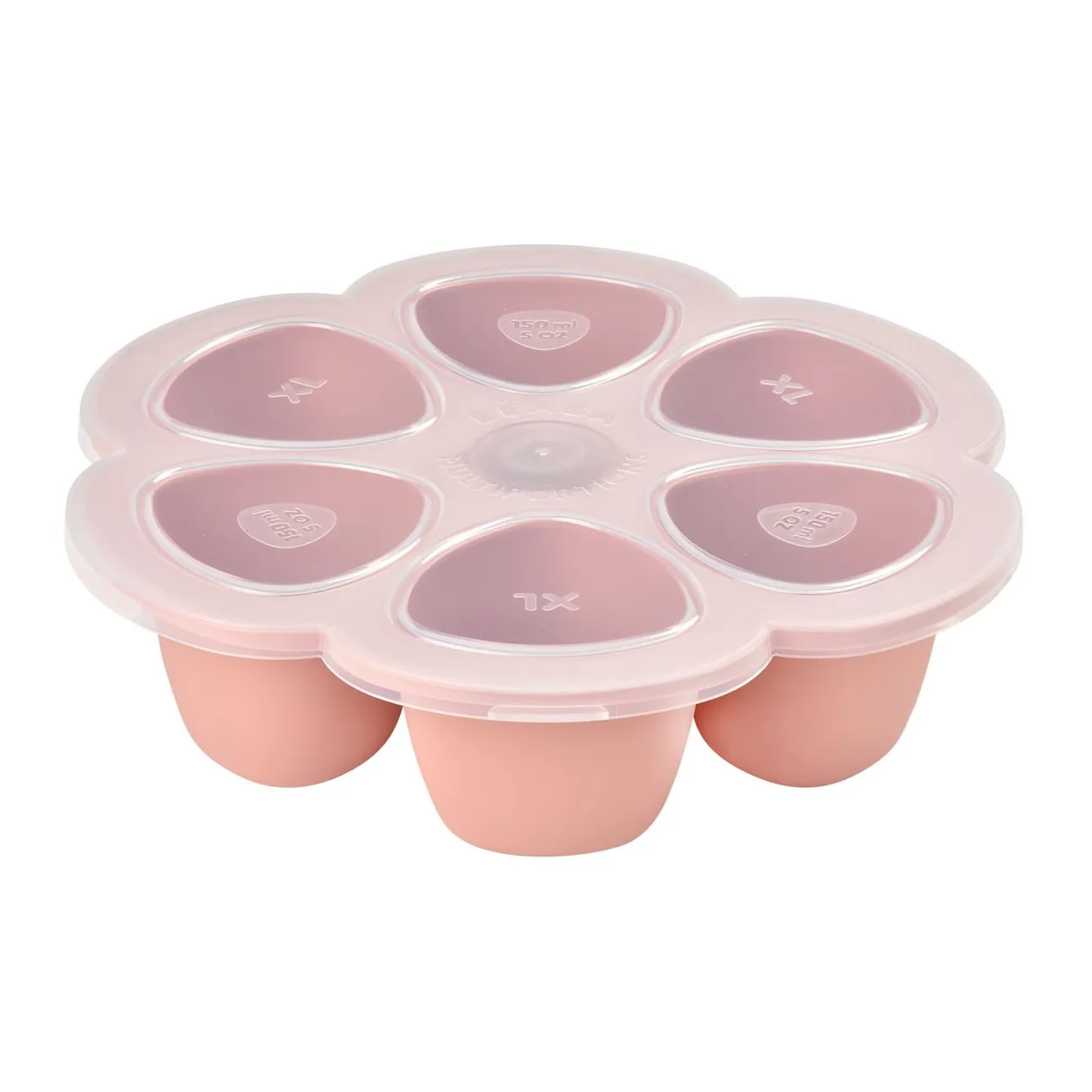 Multiportions Silicone 6*150Ml Old Pink