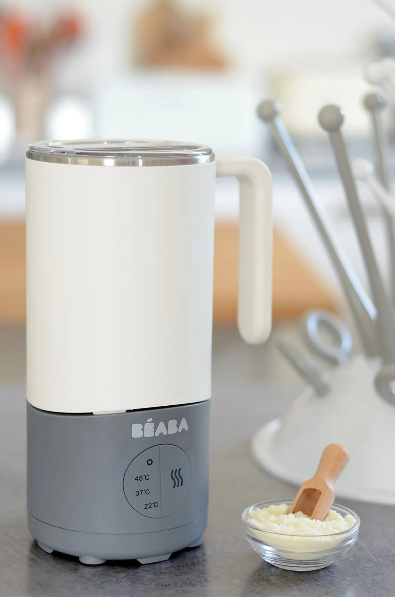 Preparateur De Boissons Milk Prep® White-Grey