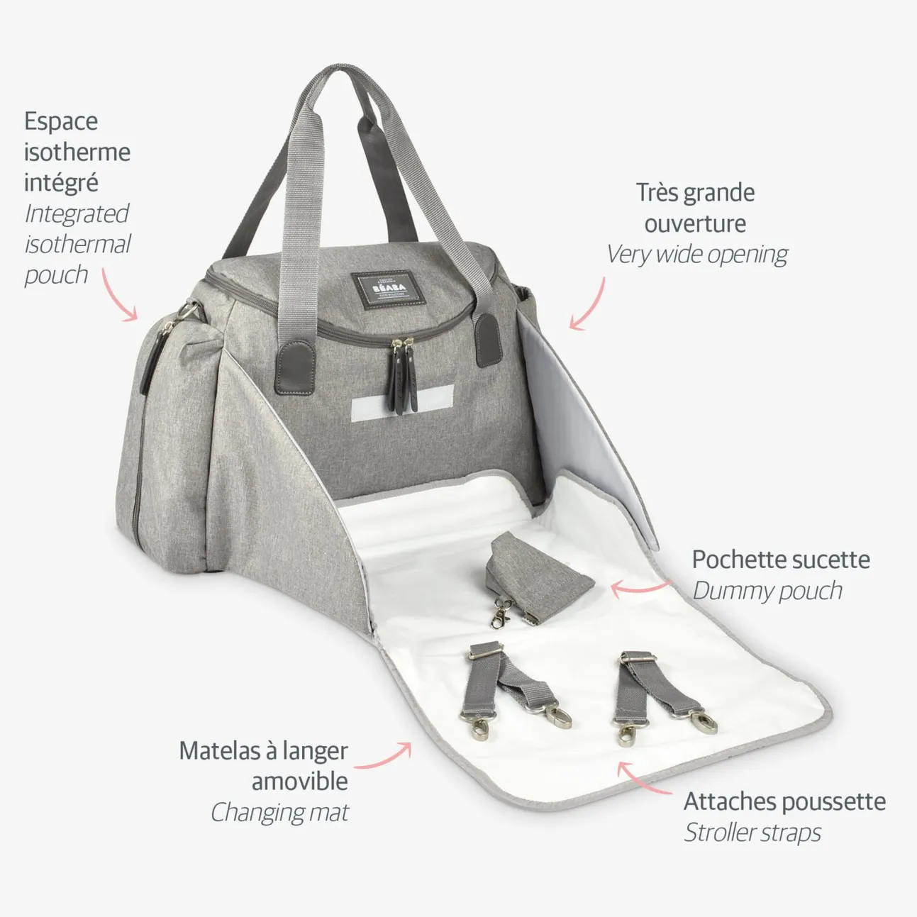 Sac A Langer Sydney Heather Grey