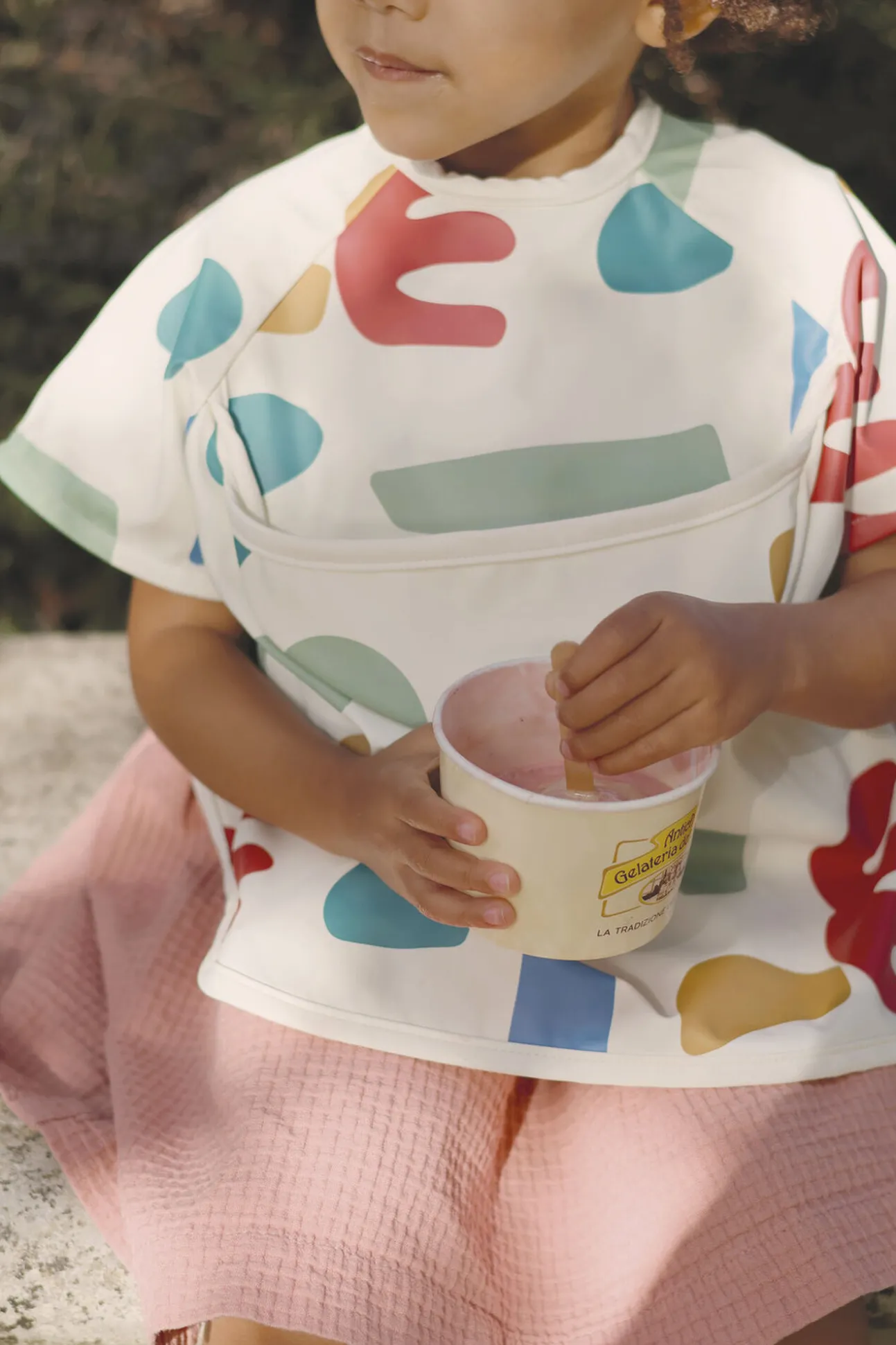 Bavoir A Manches Evolutif 2 En 1 Playful