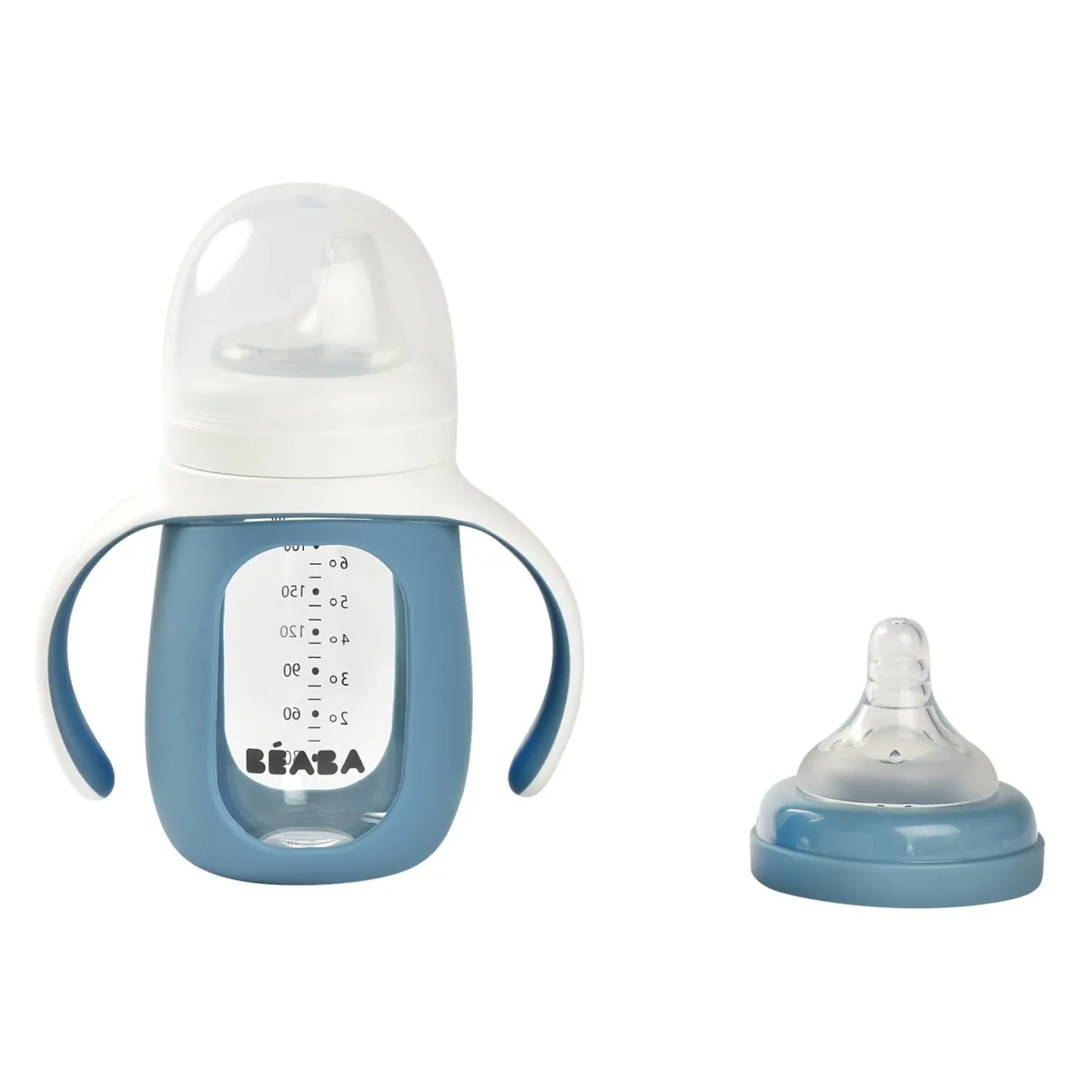 Biberon Verre D'Apprentissage 210 Ml Windy Blue