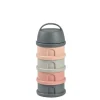 Boite Doseuse 4 Compartiments Mineral Grey /Pink
