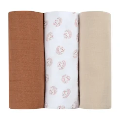Lot De 3 Langes En Coton Hedgehog