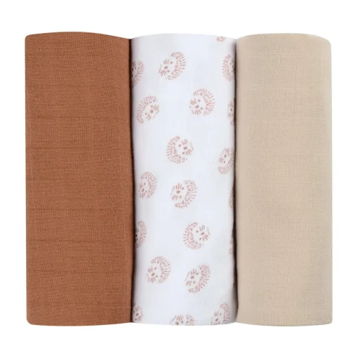Lot De 3 Langes En Coton Hedgehog