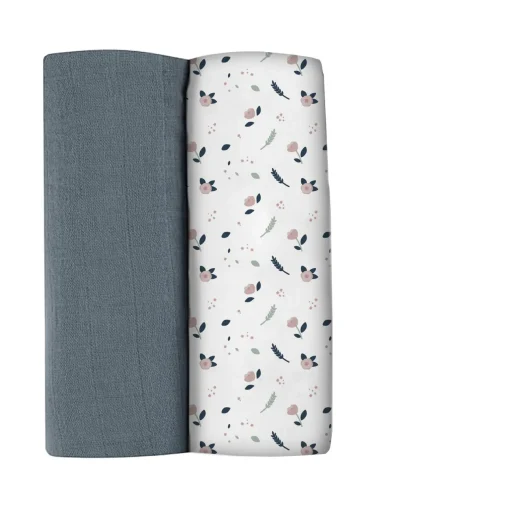 Lot De 2 Langes Xxl En Coton Stormy Weather/Spring Flower