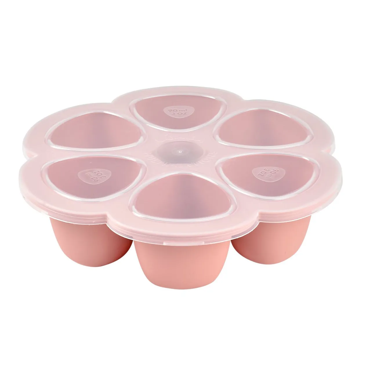 Multiportions Silicone 6*90Ml Old Pink