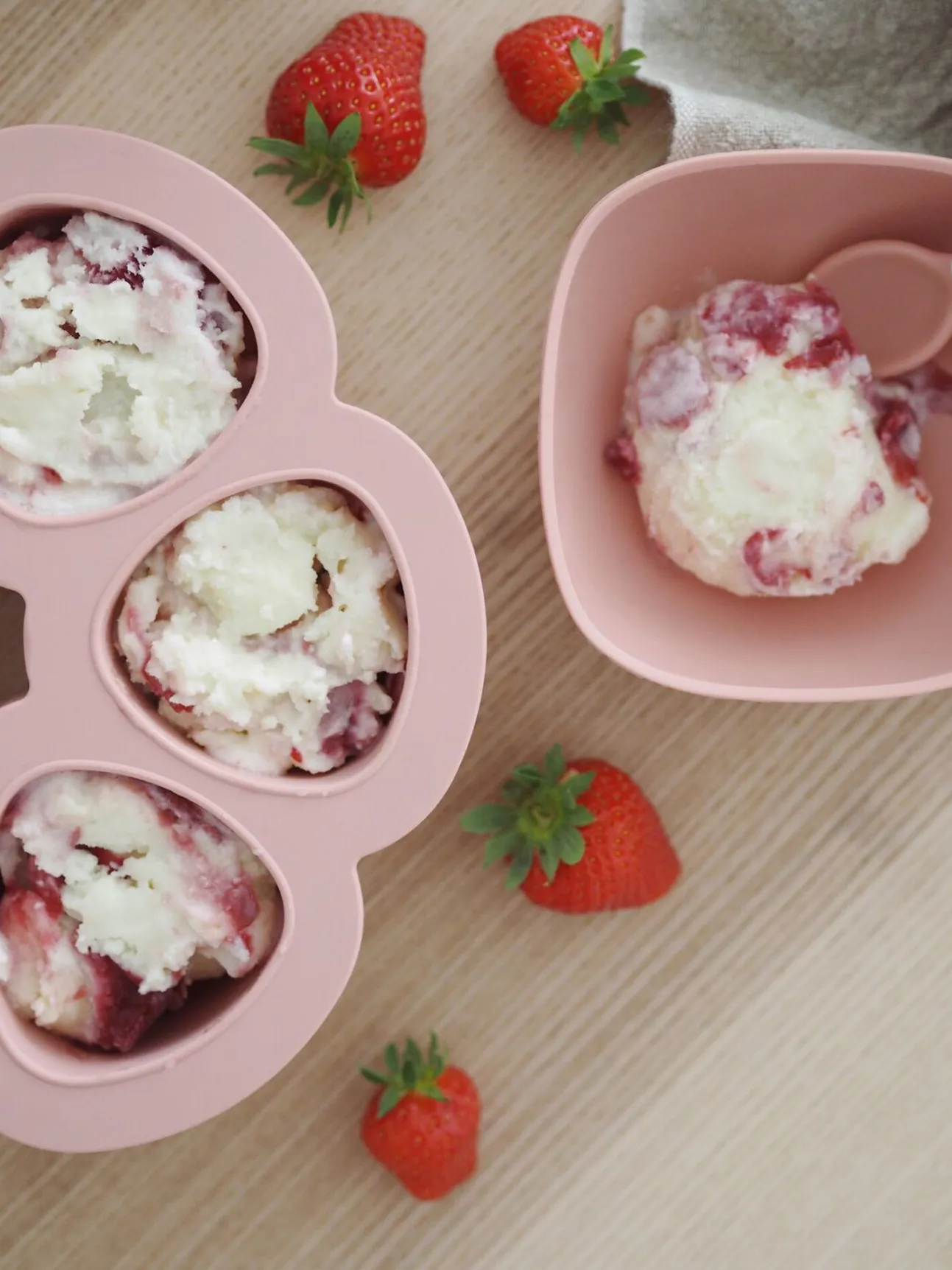 Multiportions Silicone 6*150Ml Old Pink