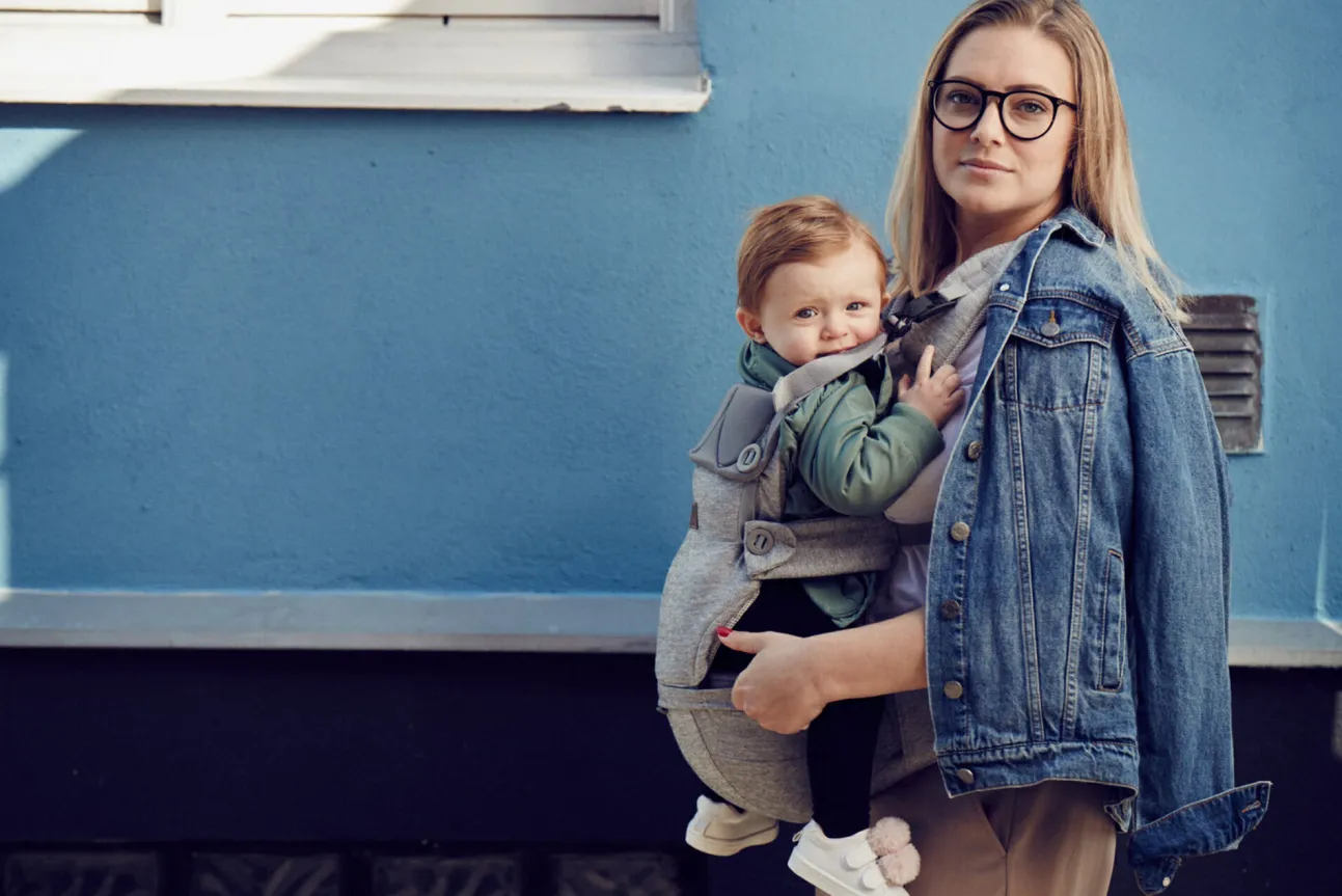 Porte Bébé Najell X Beaba Grey